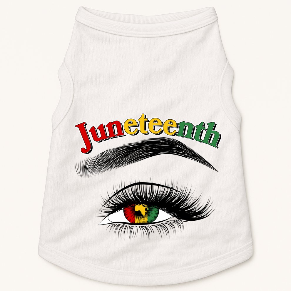 Juneteenth African American Woman Eye Doggie Tank