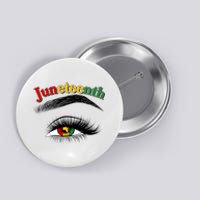 Juneteenth African American Woman Eye Button