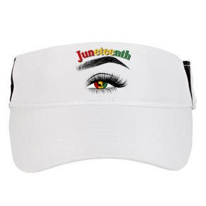 Juneteenth African American Woman Eye Adult Drive Performance Visor