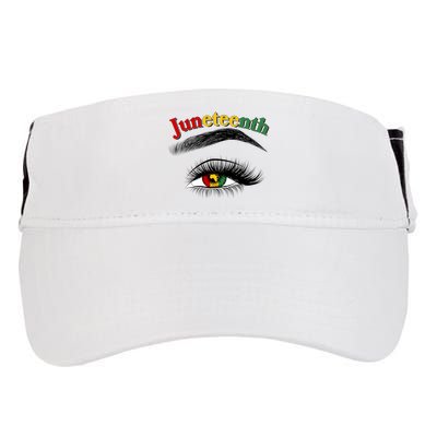 Juneteenth African American Woman Eye Adult Drive Performance Visor
