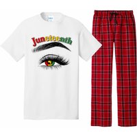 Juneteenth African American Woman Eye Pajama Set