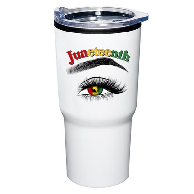 Juneteenth African American Woman Eye Tumbler