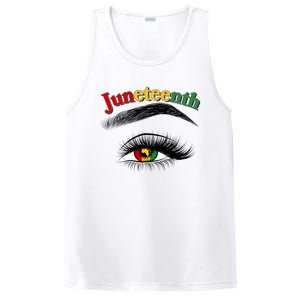 Juneteenth African American Woman Eye PosiCharge Competitor Tank