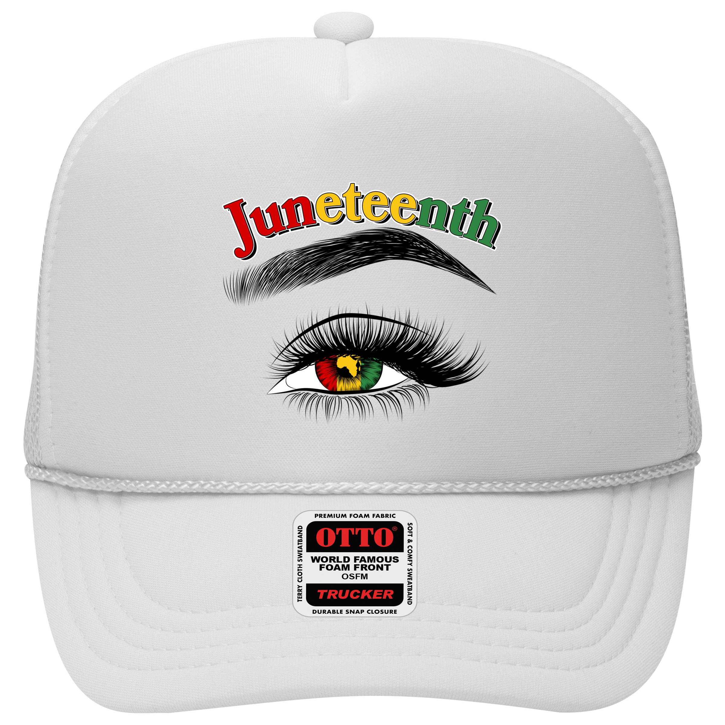 Juneteenth African American Woman Eye Hat