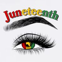 Juneteenth African American Woman Eye Kids T-Shirt