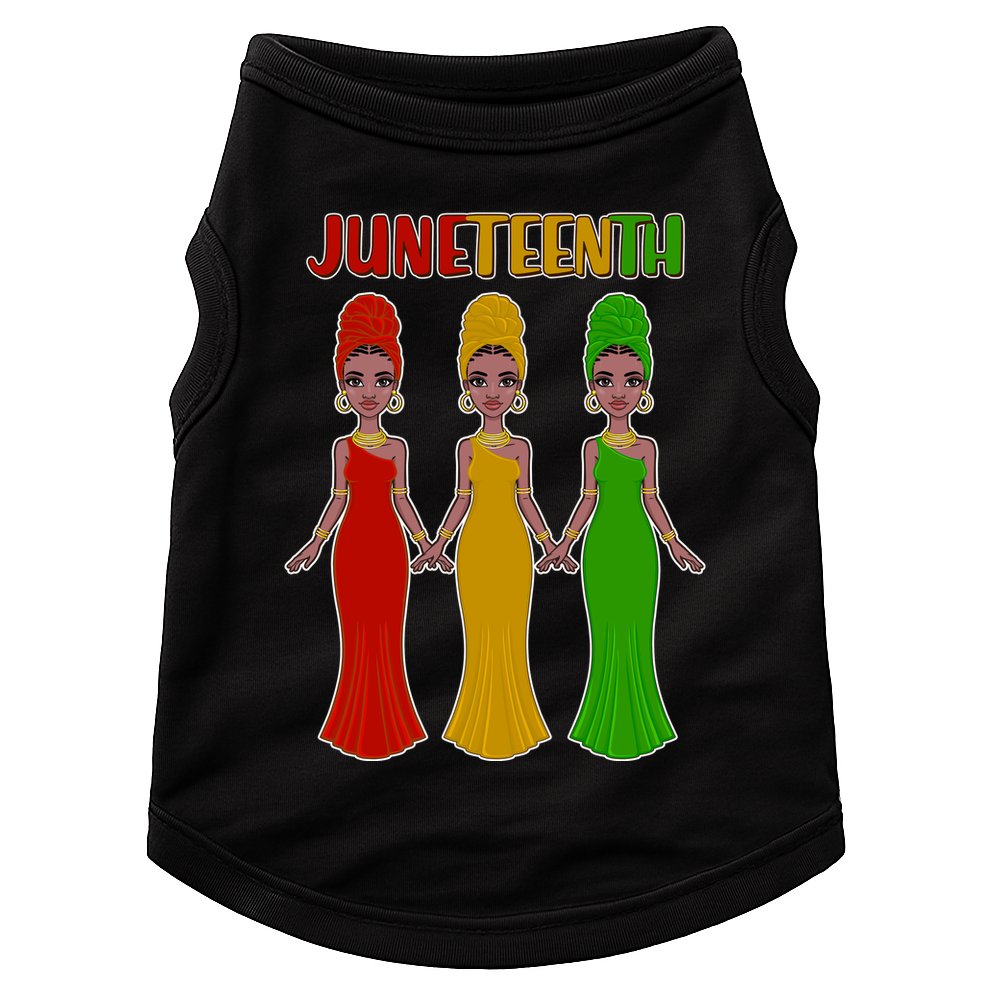 Juneteen African American Black Women Doggie Tank