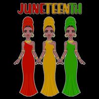 Juneteen African American Black Women Bucket Hat