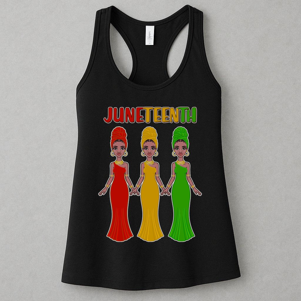 Juneteen African American Black Women Womens Tank Top