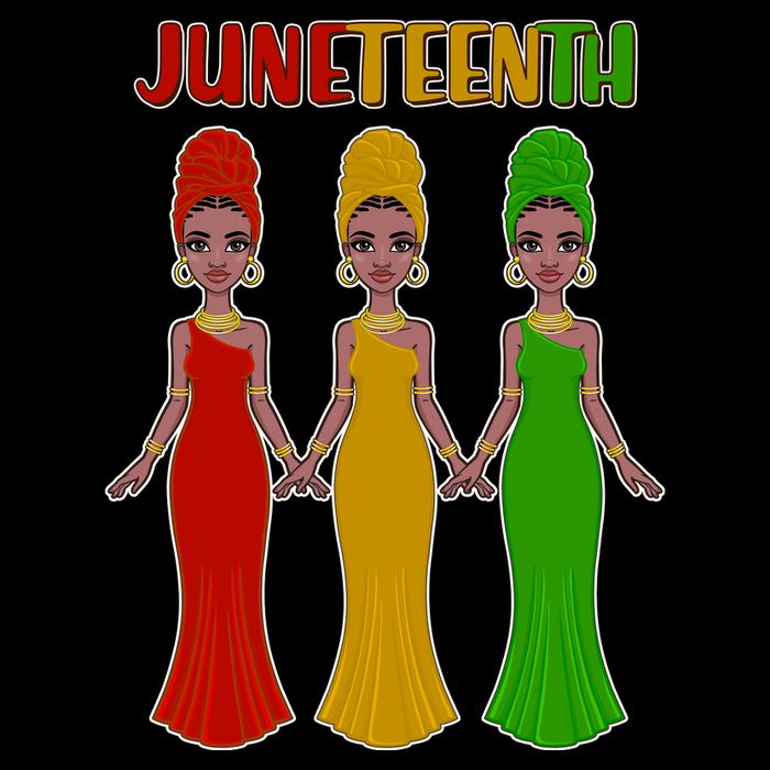 Juneteen African American Black Women Womens Tank Top