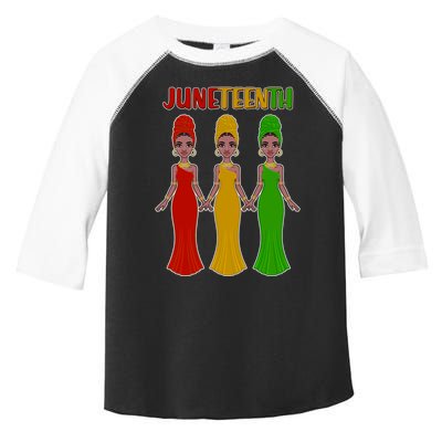 Juneteen African American Black Women Toddler Fine Jersey T-Shirt