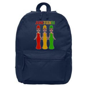 Juneteen African American Black Women 16 in Basic Backpack