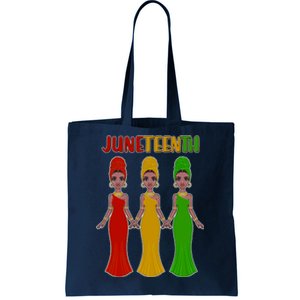 Juneteen African American Black Women Tote Bag