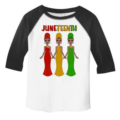 Juneteen African American Black Women Toddler Fine Jersey T-Shirt