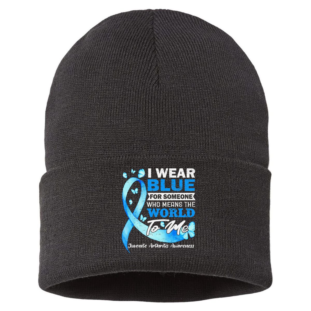 Juvenile Arthritis Awareness Sustainable Knit Beanie