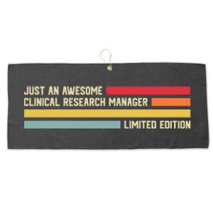 Just An Awesome Clinical Research Ager Gift Large Microfiber Waffle Golf Towel