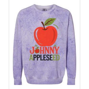 Johnny Appleseed Apple Day Sept 26 Orchard Nursery Colorblast Crewneck Sweatshirt