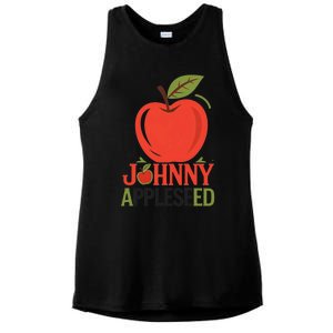 Johnny Appleseed Apple Day Sept 26 Orchard Nursery Ladies PosiCharge Tri-Blend Wicking Tank