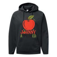 Johnny Appleseed Apple Day Sept 26 Orchard Nursery Performance Fleece Hoodie