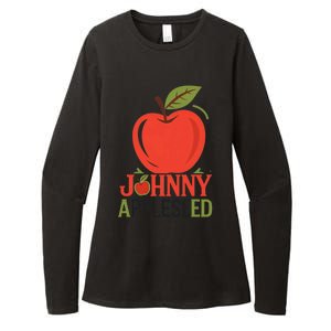 Johnny Appleseed Apple Day Sept 26 Orchard Nursery Womens CVC Long Sleeve Shirt