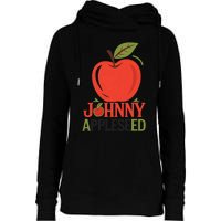 Johnny Appleseed Apple Day Sept 26 Orchard Nursery Womens Funnel Neck Pullover Hood