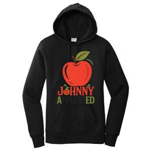 Johnny Appleseed Apple Day Sept 26 Orchard Nursery Women's Pullover Hoodie