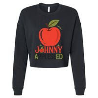 Johnny Appleseed Apple Day Sept 26 Orchard Nursery Cropped Pullover Crew