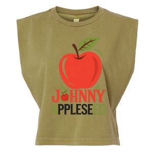 Johnny Appleseed Apple Day Sept 26 Orchard Nursery Garment-Dyed Women's Muscle Tee