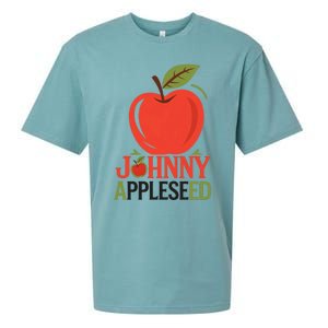 Johnny Appleseed Apple Day Sept 26 Orchard Nursery Sueded Cloud Jersey T-Shirt