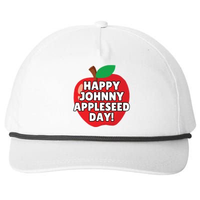 Johnny Appleseed Apple Day Sept 26 Orchard Nursery Snapback Five-Panel Rope Hat