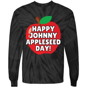 Johnny Appleseed Apple Day Sept 26 Orchard Nursery Tie-Dye Long Sleeve Shirt