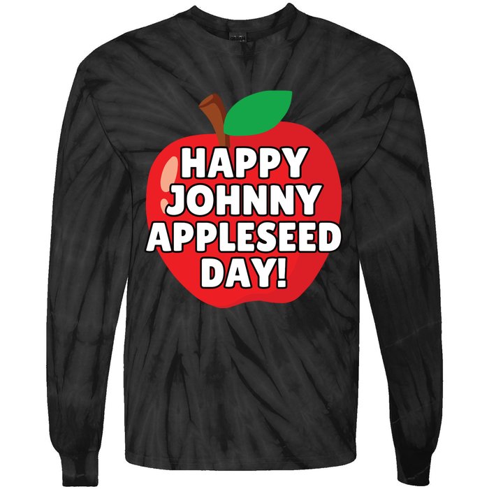 Johnny Appleseed Apple Day Sept 26 Orchard Nursery Tie-Dye Long Sleeve Shirt