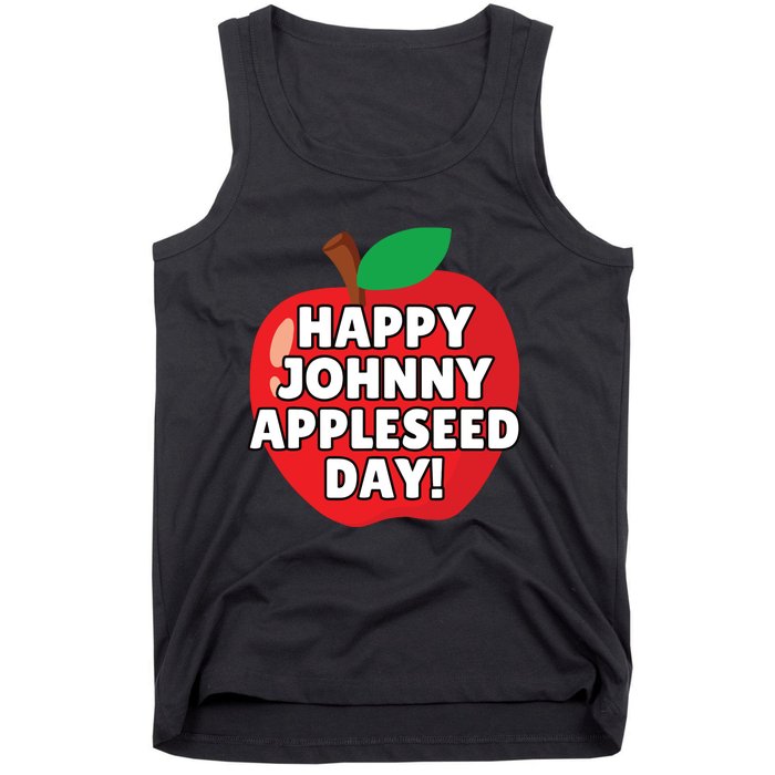 Johnny Appleseed Apple Day Sept 26 Orchard Nursery Tank Top