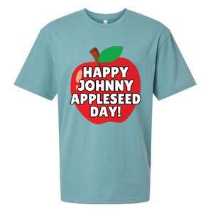 Johnny Appleseed Apple Day Sept 26 Orchard Nursery Sueded Cloud Jersey T-Shirt