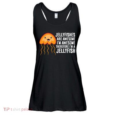 Jellyfishes Are Awesome Im Awesome Im A Jellyfish Ladies Essential Flowy Tank