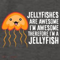 Jellyfishes Are Awesome Im Awesome Im A Jellyfish Vector Backpack
