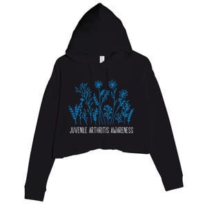 Juvenile Arthritis Awareness Family Support Matching Gift Crop Fleece Hoodie