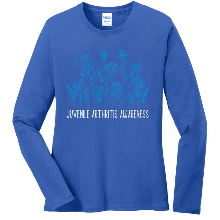 Juvenile Arthritis Awareness Family Support Matching Gift Ladies Long Sleeve Shirt