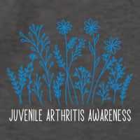 Juvenile Arthritis Awareness Family Support Matching Gift Vector Backpack