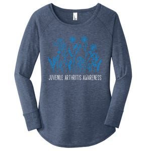 Juvenile Arthritis Awareness Family Support Matching Gift Women's Perfect Tri Tunic Long Sleeve Shirt