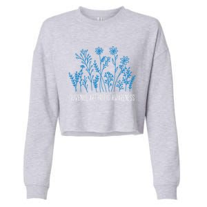 Juvenile Arthritis Awareness Family Support Matching Gift Cropped Pullover Crew