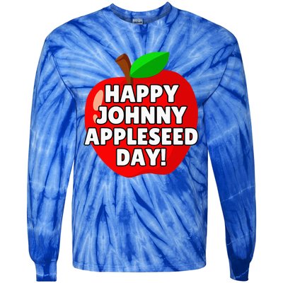 Johnny Appleseed Apple Day Tie-Dye Long Sleeve Shirt