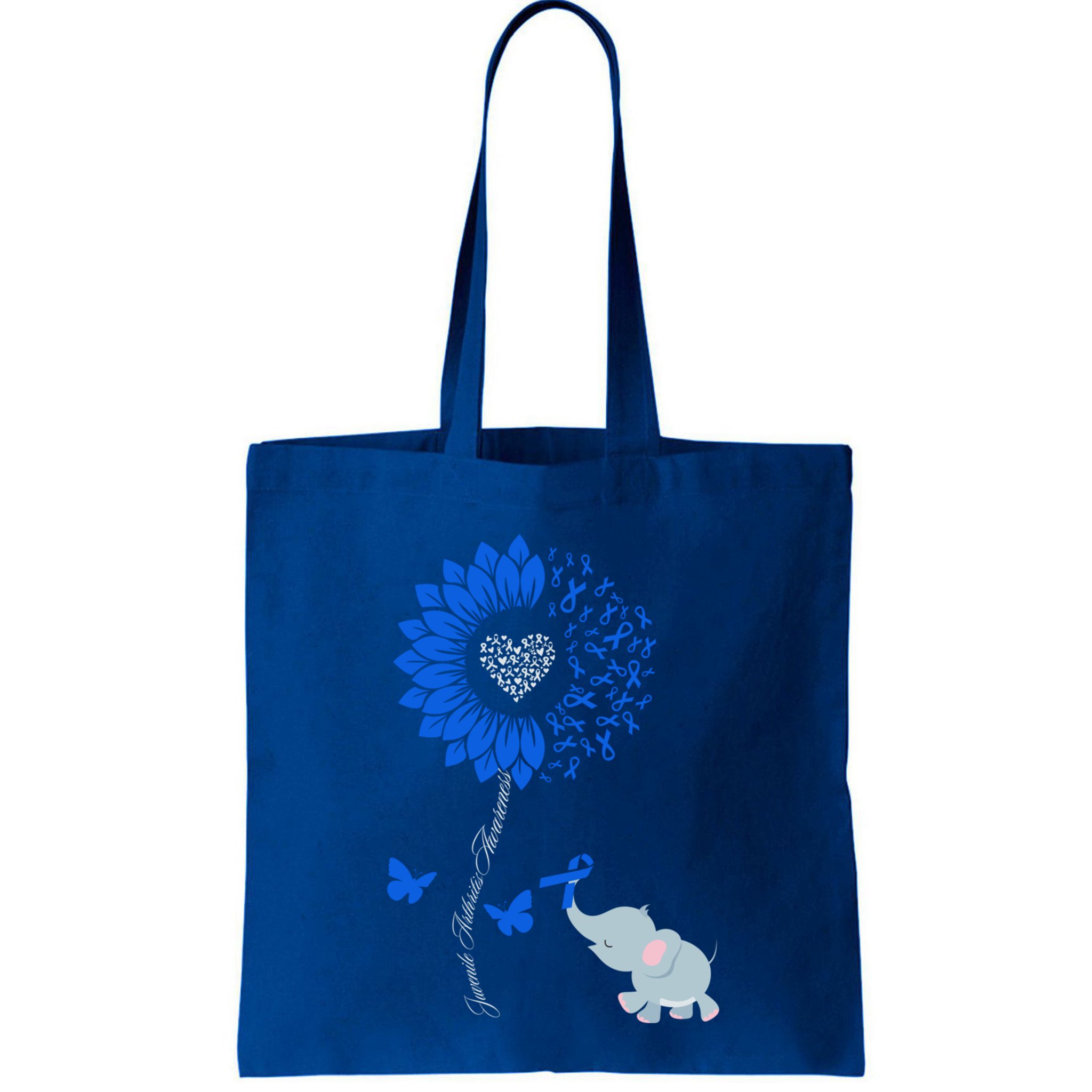 Juvenile Arthritis Awareness Sunflower Elephant Butterfly Gift Bag