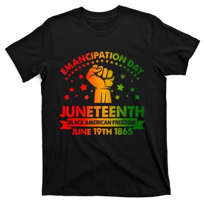 Juneteenth African American Freedom Black History June 19 T-Shirt