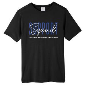 Juvenile Arthritis Awareness Support Squad Blue Ribbon Meaningful Gift Tall Fusion ChromaSoft Performance T-Shirt