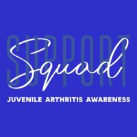 Juvenile Arthritis Awareness Support Squad Blue Ribbon Meaningful Gift Hoodie