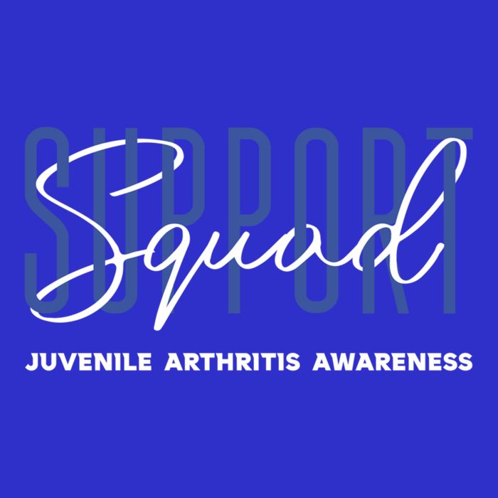 Juvenile Arthritis Awareness Support Squad Blue Ribbon Meaningful Gift Hoodie