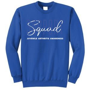 Juvenile Arthritis Awareness Support Squad Blue Ribbon Meaningful Gift Sweatshirt