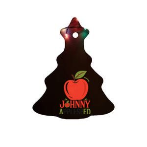 Johnny Appleseed Apple Day Sept 26 Orchard Nursery Ceramic Tree Ornament