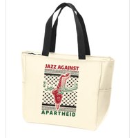 Jazz Against Apartheid Zip Tote Bag