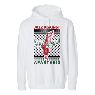 Jazz Against Apartheid Garment-Dyed Fleece Hoodie